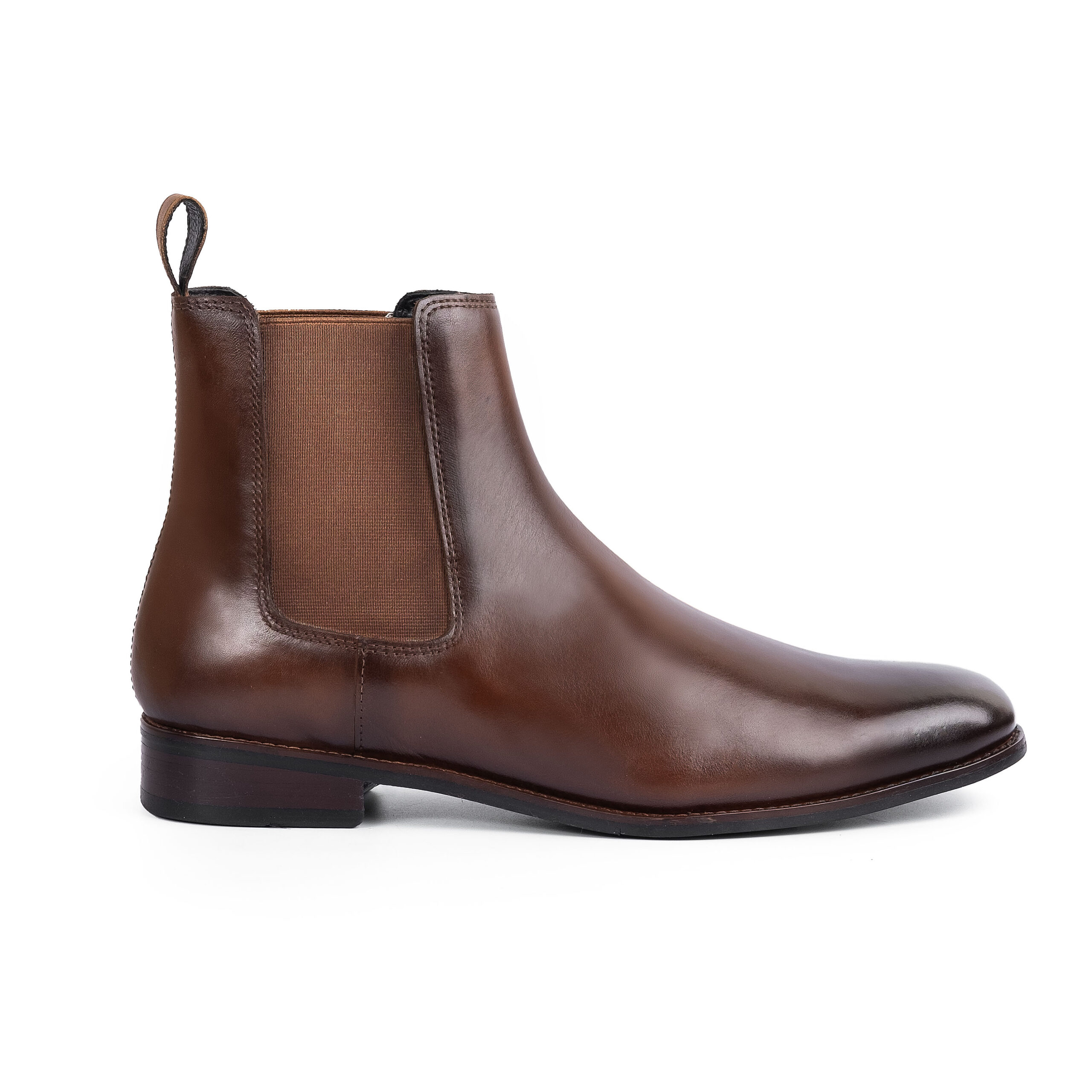 Classy Chelsea Boots, Black, Cow Leather - Image 5