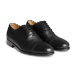 Captoe Oxford OF07, Black, Cow Leather