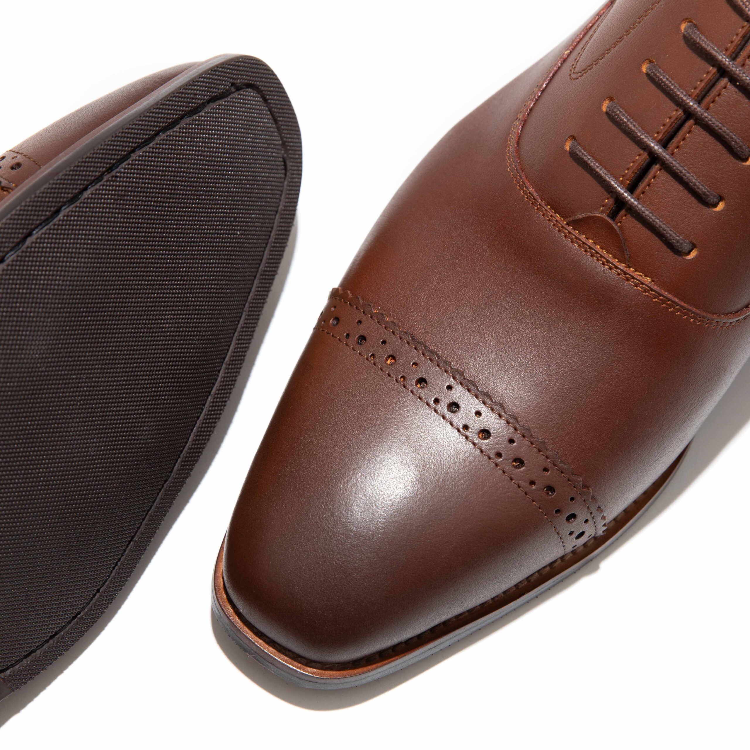 Captoe Oxford, Black, Leather - Image 5