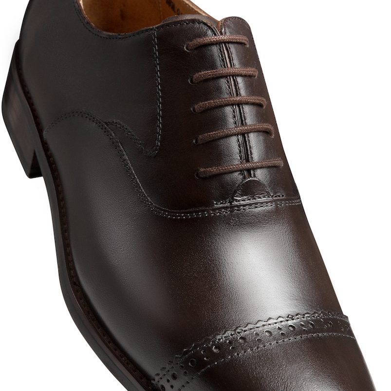 Captoe Oxford, Black, Leather - Image 9