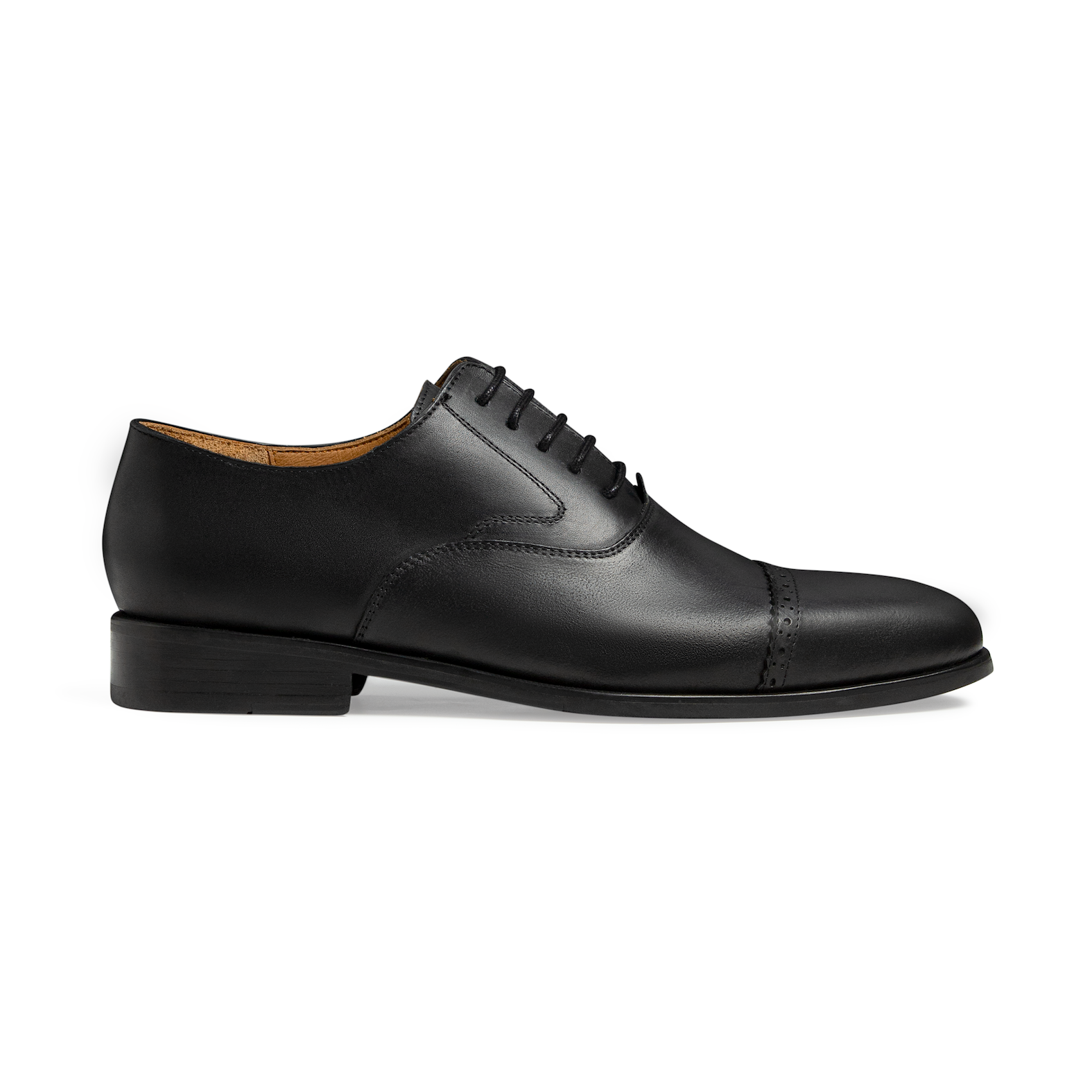 Captoe Oxford, Black, Leather - Image 10