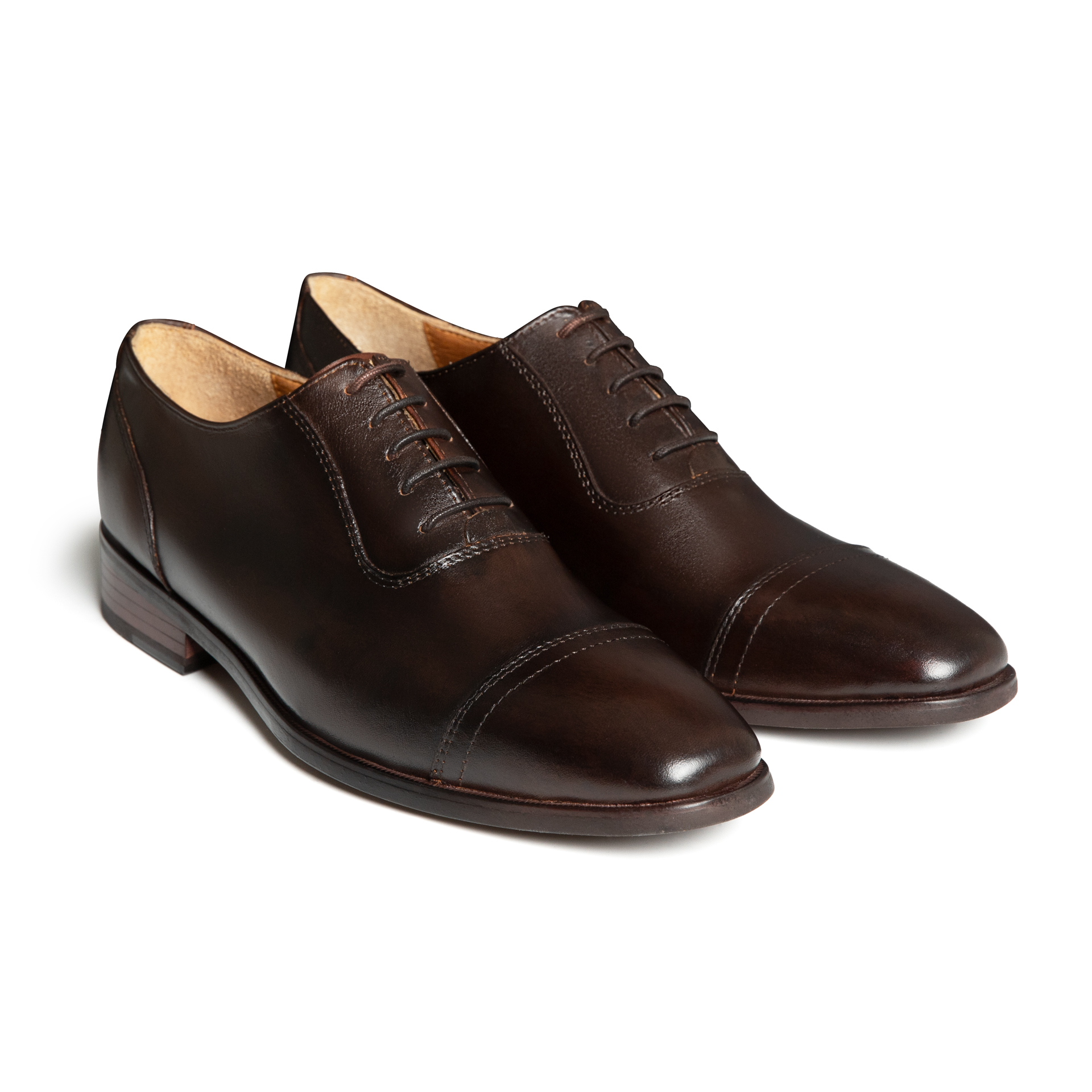 Classic Oxford, Black, Cow Leather - Image 2