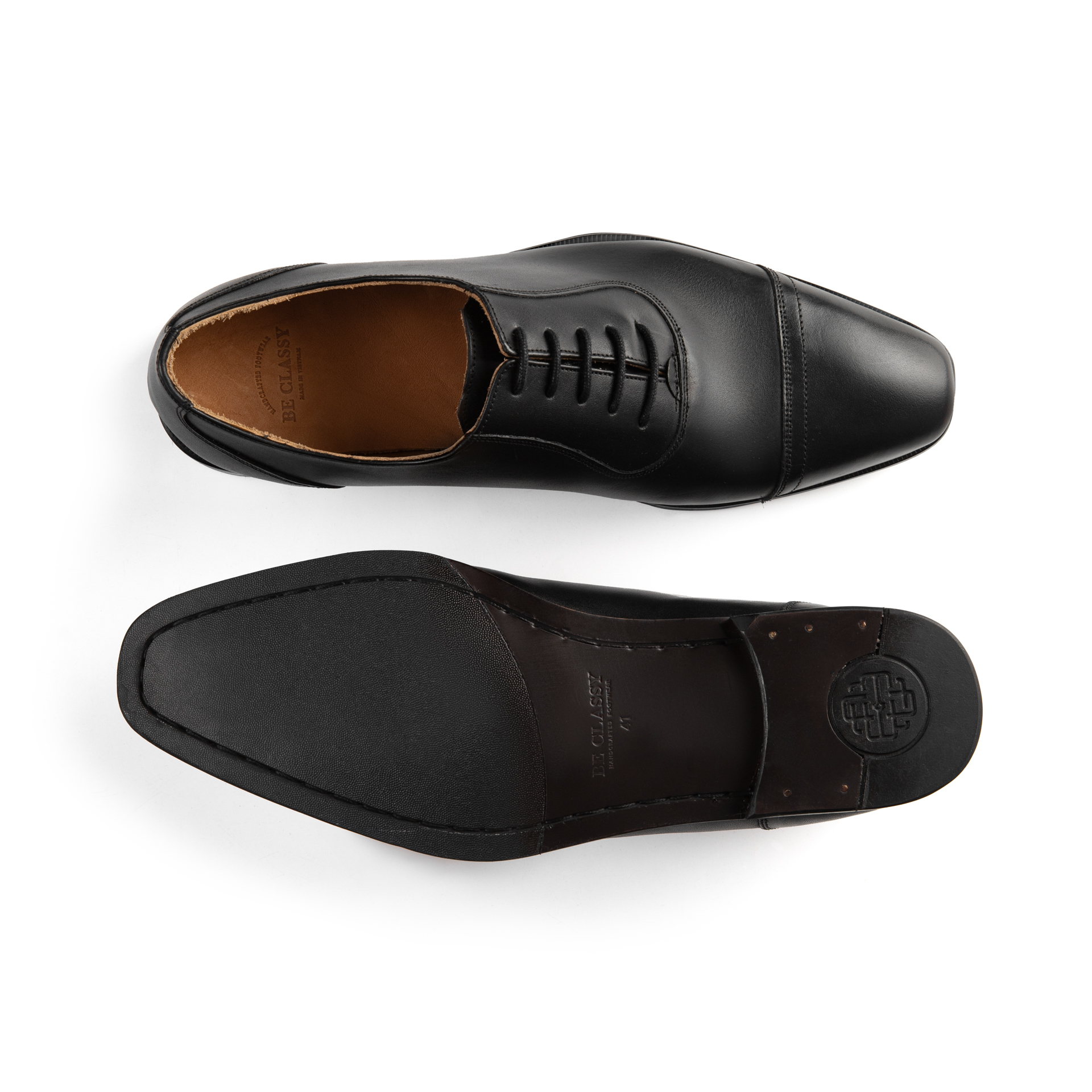 Classic Oxford, Black, Cow Leather - Image 11