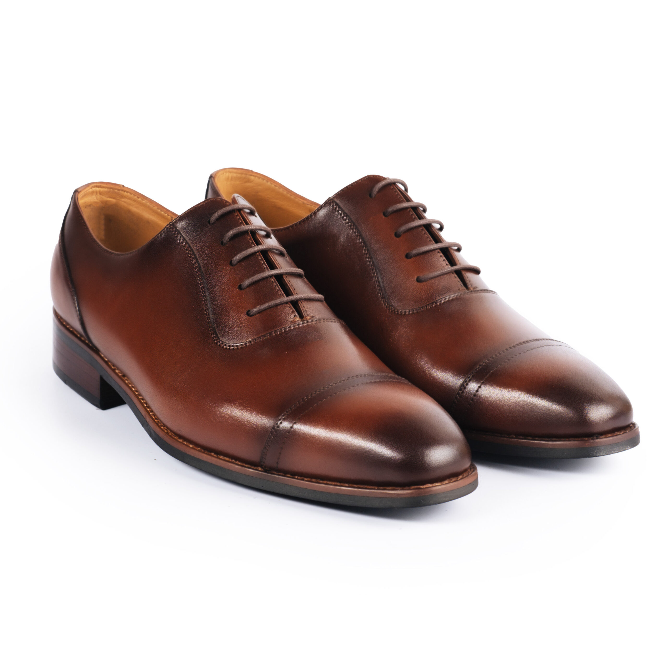 Classic Oxford, Black, Cow Leather - Image 3