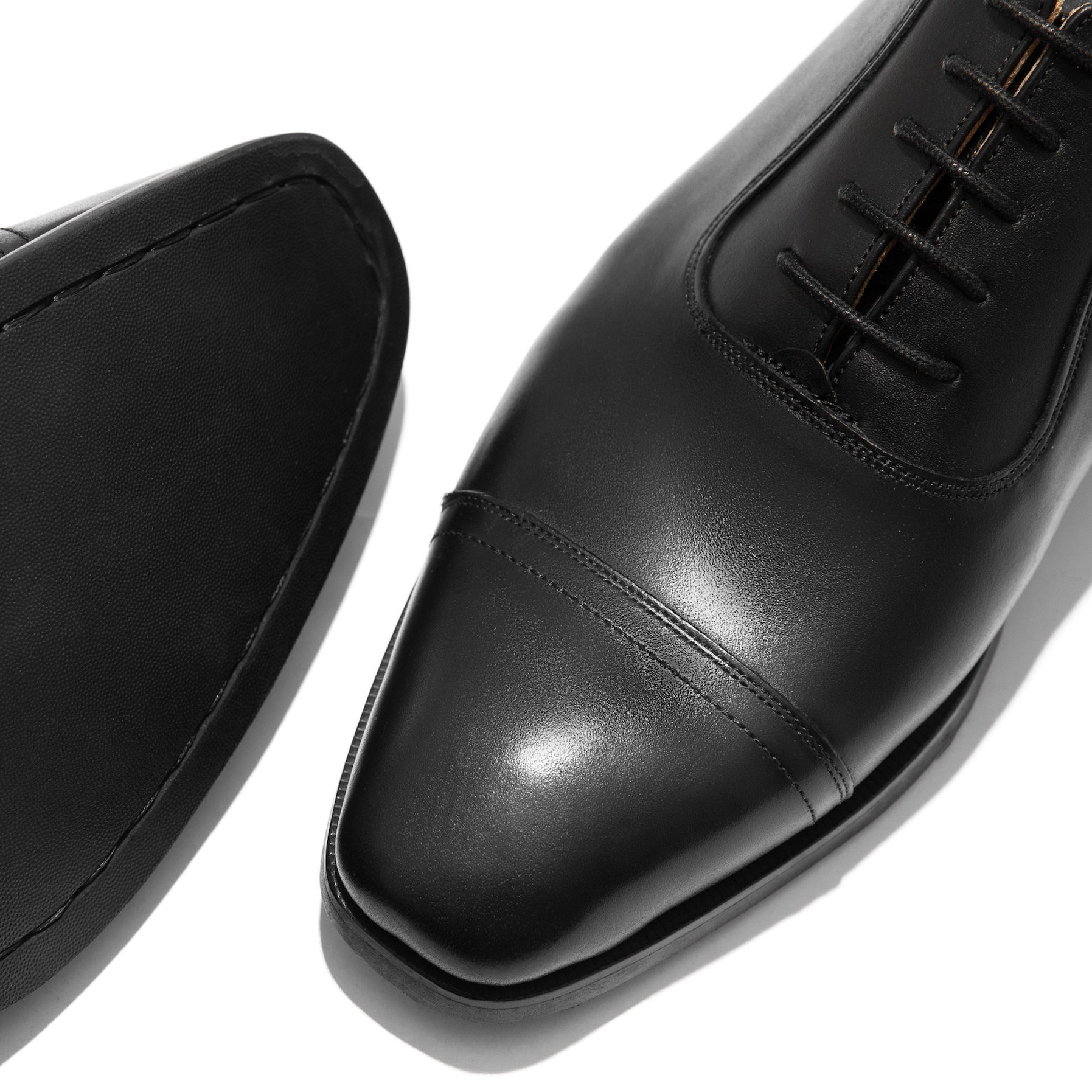 Classic Oxford, Black, Cow Leather - Image 4