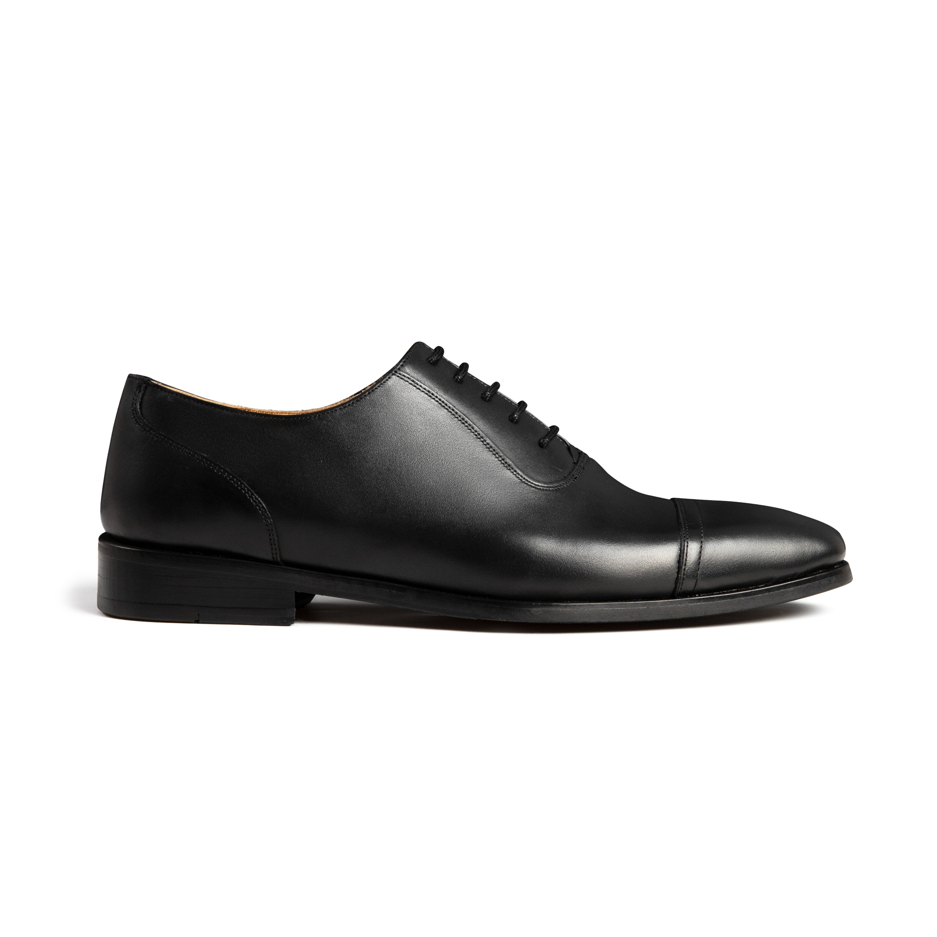 Classic Oxford, Black, Cow Leather - Image 9