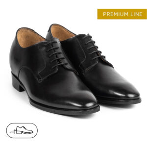 The Don Plain Toe Derby, Black, Leather