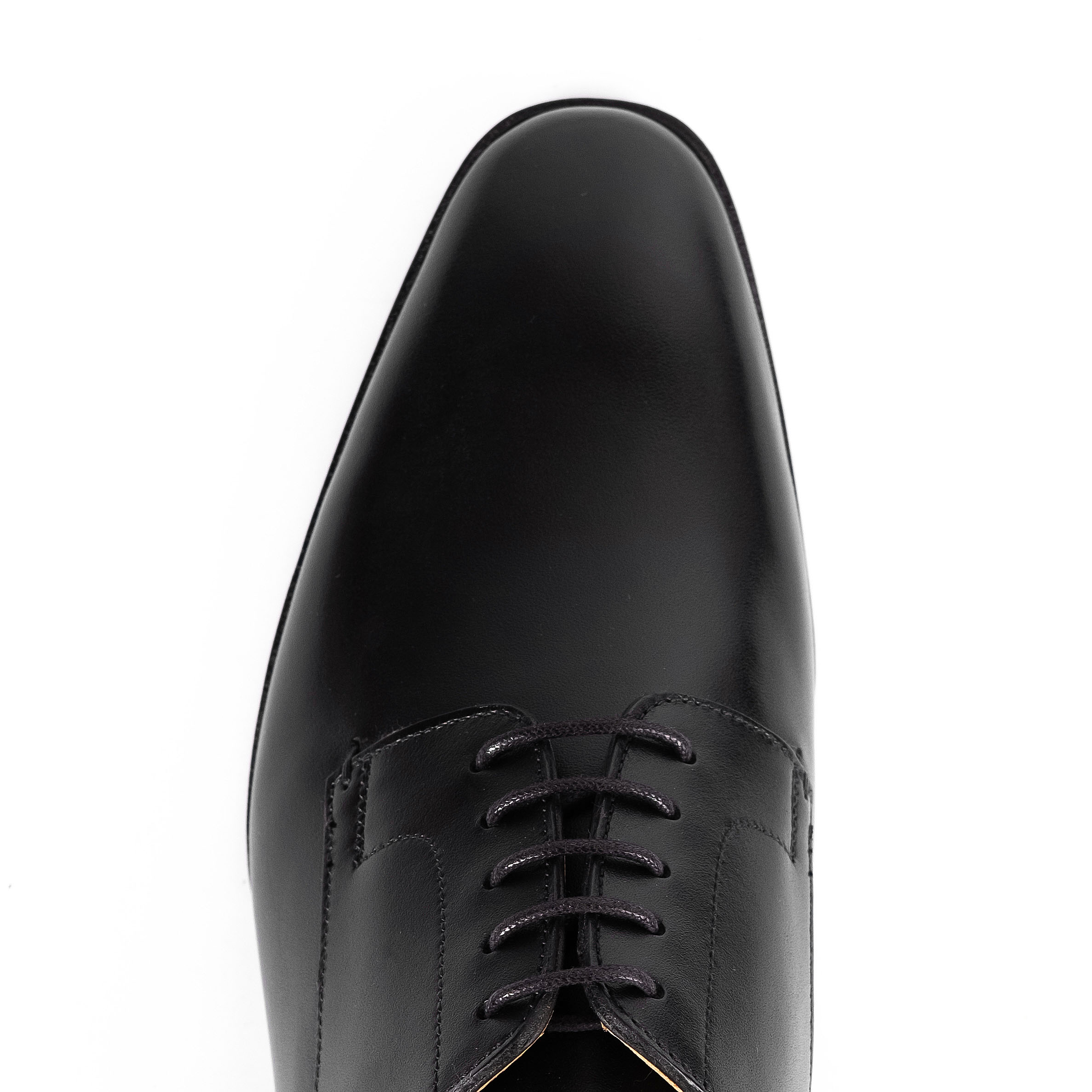 The Don Plain Toe Derby, Black, Leather - Image 5