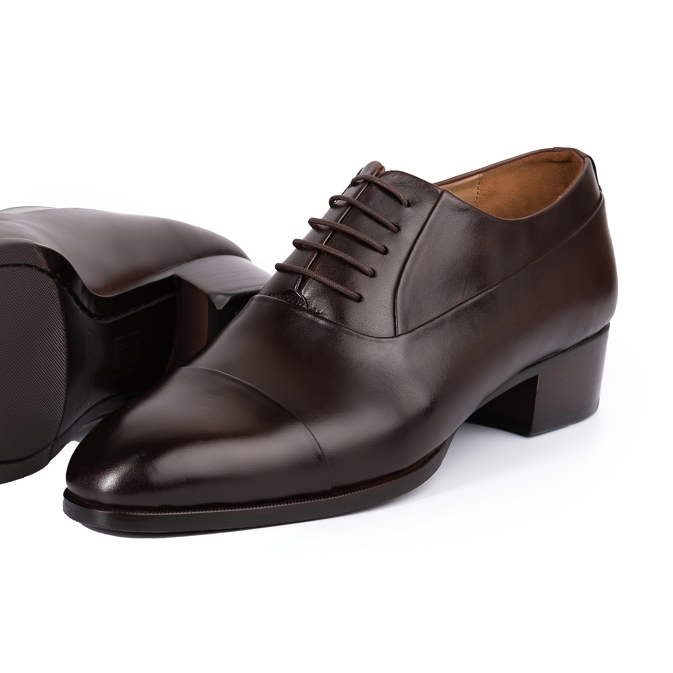 The Don Classic Oxford, Black, Italian Leather - Image 4