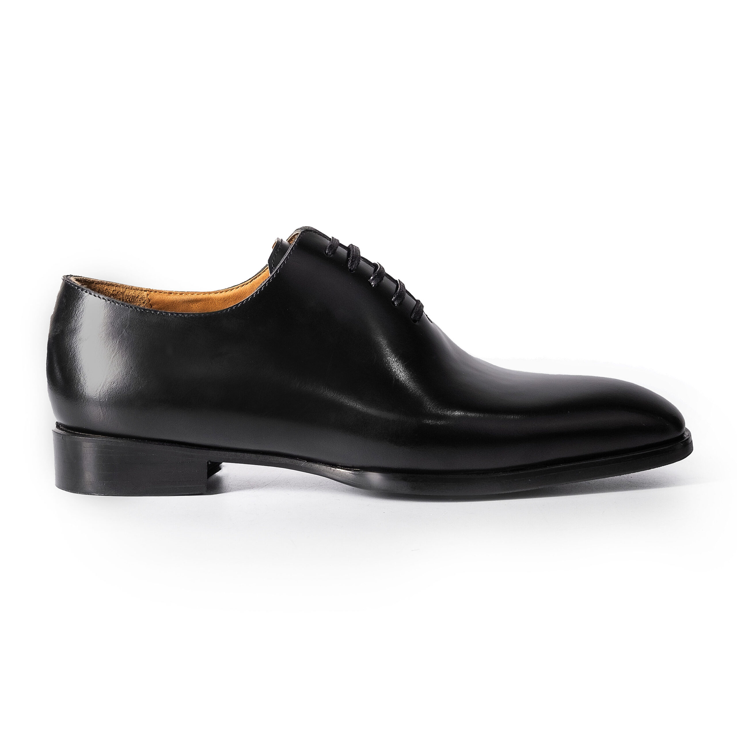 Wholecut Oxford OF20, Black, High-End Cow Leather - Image 2