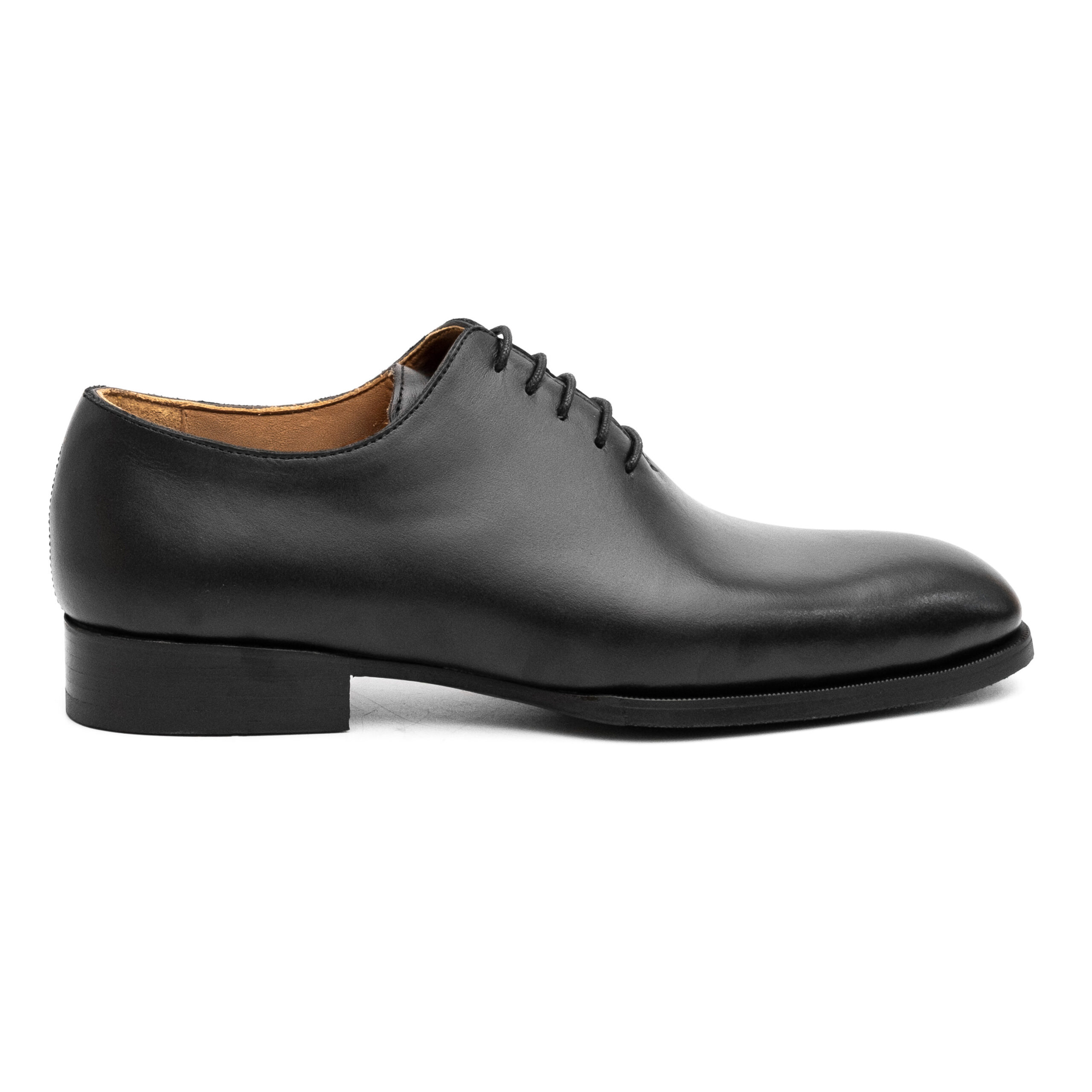 Wholecut Oxford OF22, Black, High-End Cow Leather - Image 2