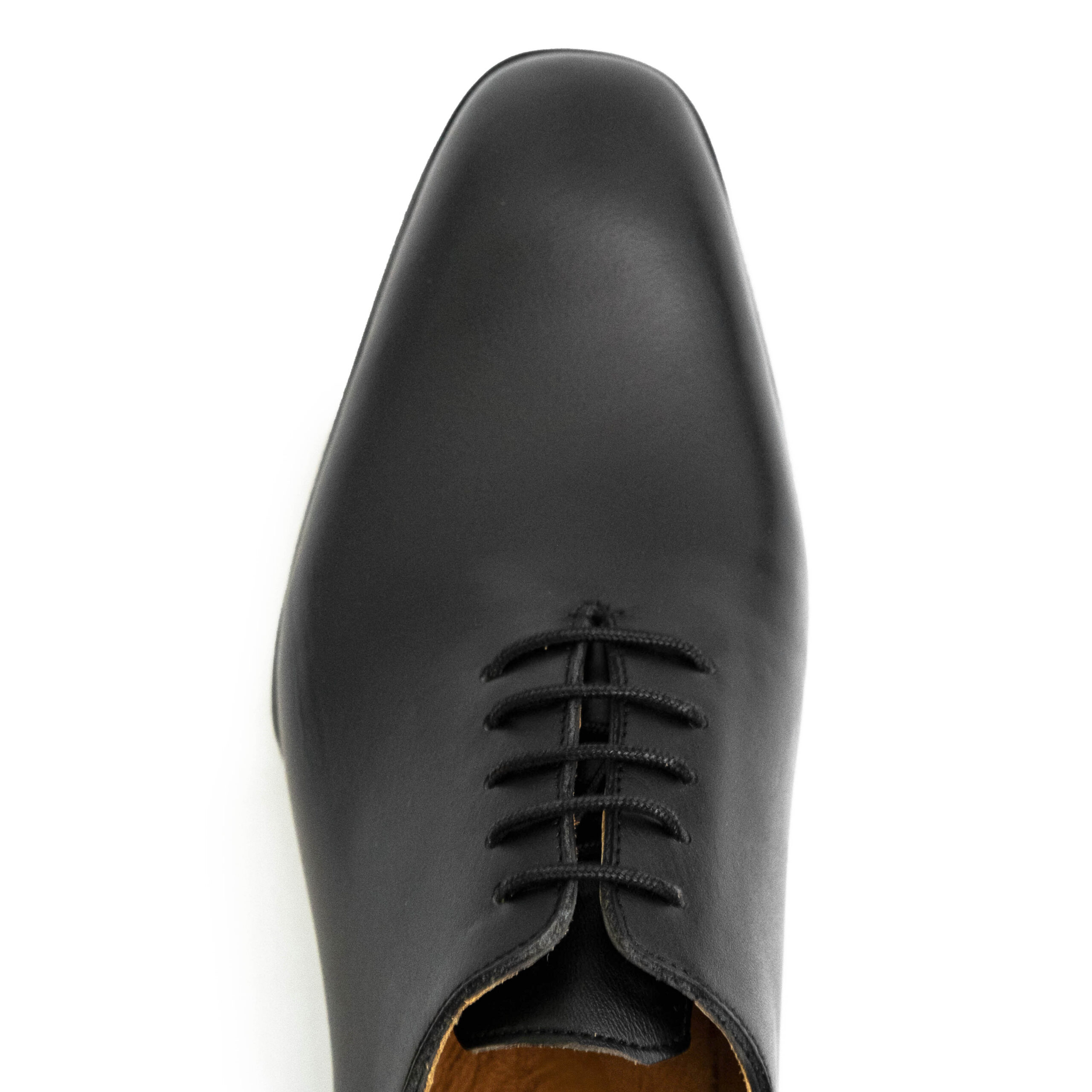 Wholecut Oxford OF22, Black, High-End Cow Leather - Image 4
