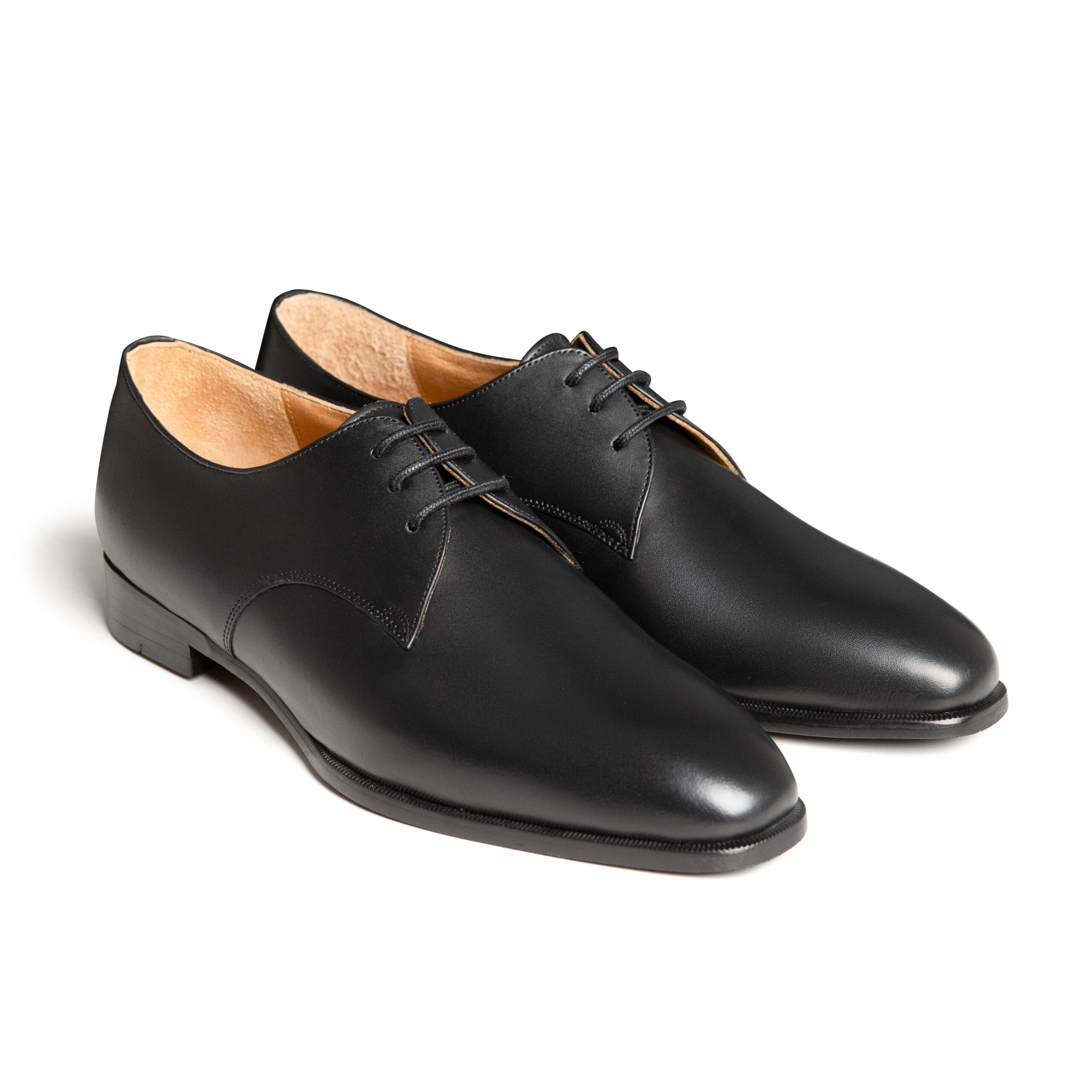 3 Eye Derby, Brown, High-End Cow Leather