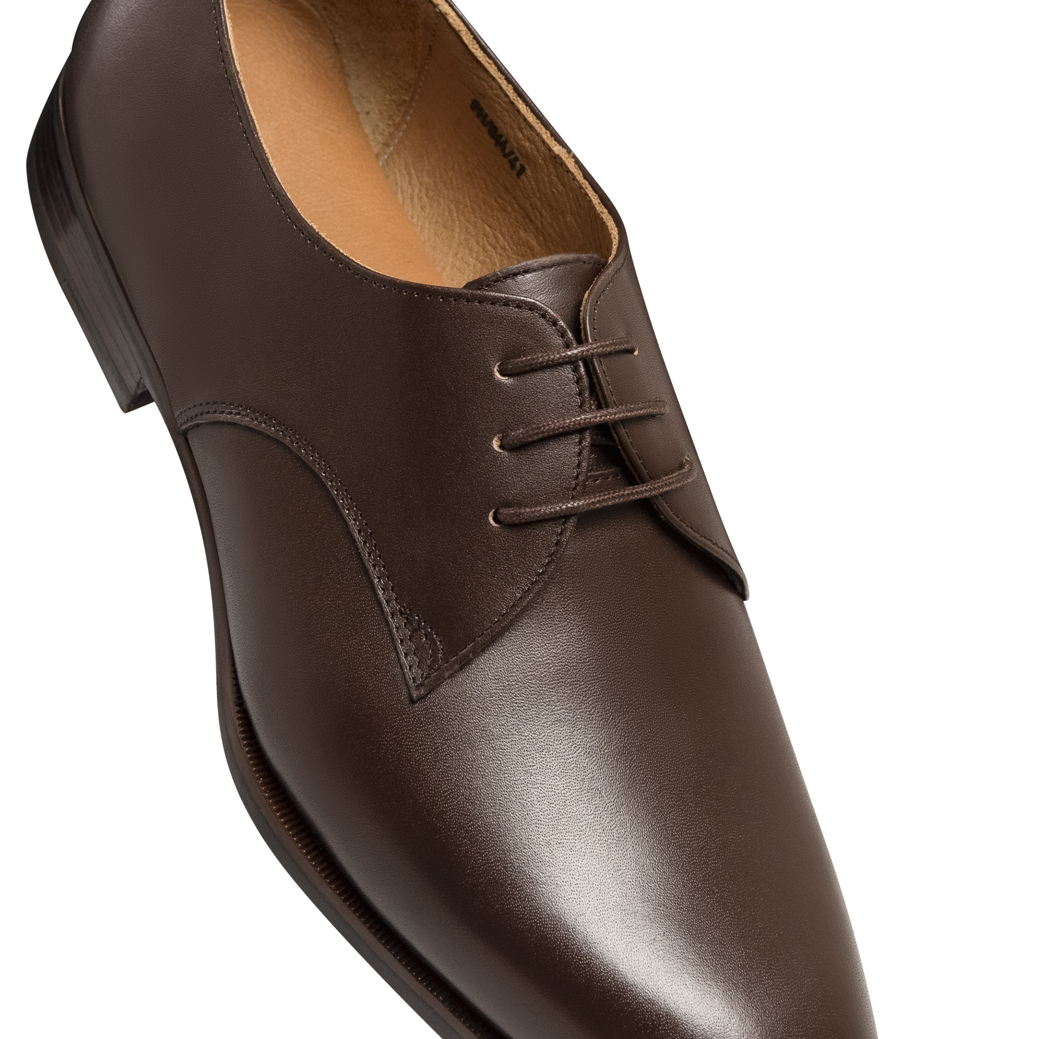 3 Eye Derby, Brown, High-End Cow Leather - Image 6