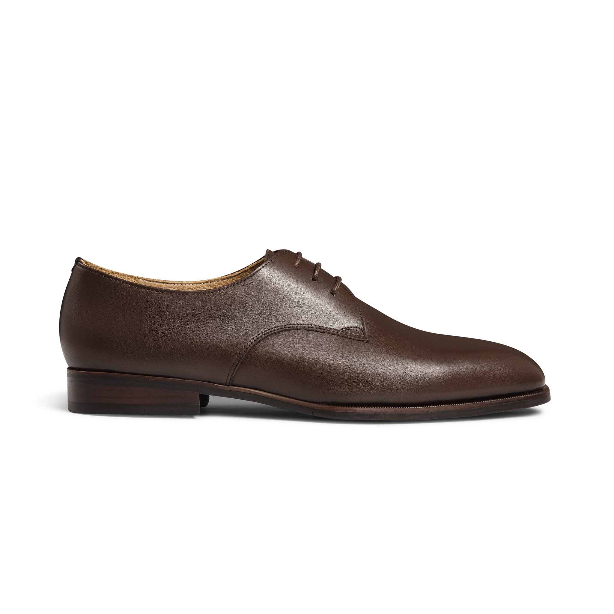 3 Eye Derby, Brown, High-End Cow Leather - Image 8